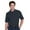 Black, variant on Monterey Club Men's Combed Cotton Solid Pique Golf Polo Shirt #1205