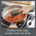 thumbnail image 2 of Tovolo Flex Core Small Silicone Ladle Charcoal Gray Heat Safe Silicone Soup Ladle BPA Free, Dishwasher Safe Small Kitchen Ladle with Precision Pour Lip for Serving Sauces Soups Gravies, 2 of 6