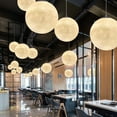 thumbnail image 3 of Arturesthome Quality Extra Large Moon Resin Globe Chandelier Nordic Ball Planet Restaurant Pendant Light, 3 of 13