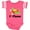 Football Pink and White, variant on Inktastic I Love Planes Cute Airplane Boys or Girls Baby Bodysuit