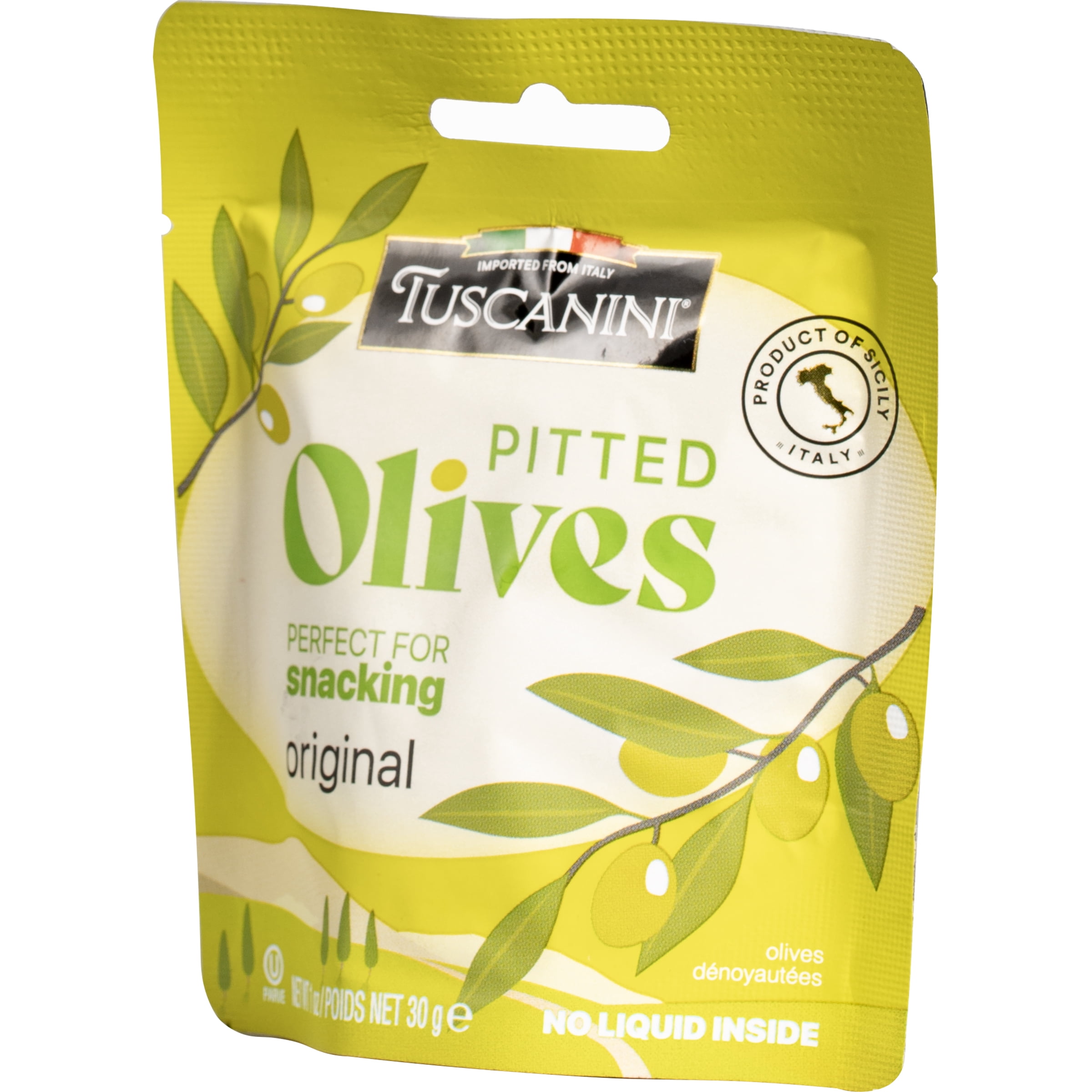(10 pack) Tuscanini Original Pitted Olives, 1 oz