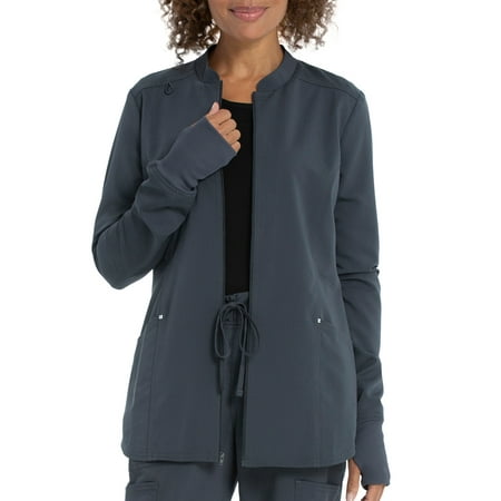 

Scrubstar Women s Ultimate Zip Front Stretch Twill Scrub Jacket WD304