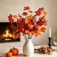 thumbnail image 4 of Clearance Under $1.06! Artificial Fall Pick with Pumpkin Maple and Berries for Vase Arrangement Table Decor, 4 of 4