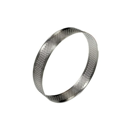 

1pc 10CM Stainless Steel Mousse Mold Round Tartlet Fruit Pie Tart Quiche Baking Mold