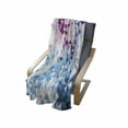 thumbnail image 4 of Digital Soft Flannel Fleece Blanket, Abstract Mosaic Digital Ombre Geometrical Colorful Design Art Print Image, Cozy Plush for Indoor and Outdoor Use, 60" x 80", Pink Blue and White, by Ambesonne, 4 of 6