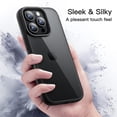 thumbnail image 6 of JETech Case for iPhone 16 Pro 6.3-Inch, Shockproof Phone Bumper Cover, Solid Color Matte TPU Frame, Anti-Scratch Clear Back (Black), 6 of 6