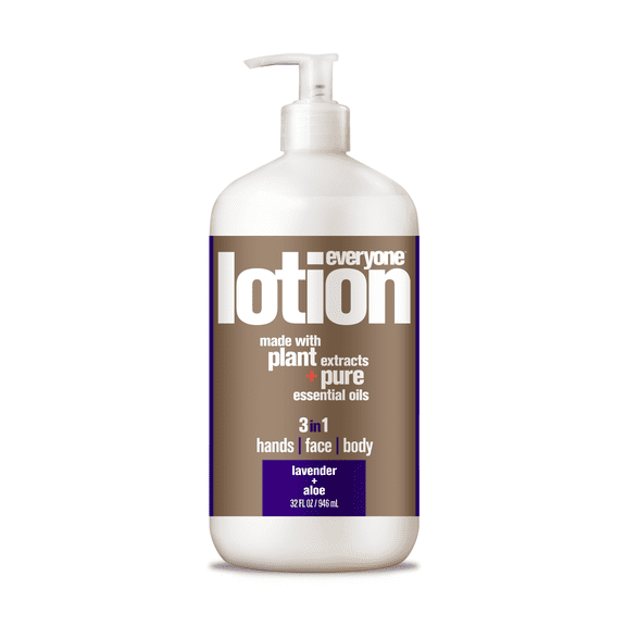 EO Everyone 3-in-1 Lotion for Hands, Face, and Body - Lavender & Aloe (32 Oz.)