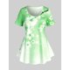 thumbnail image 1 of Camiseta Talla Extra & Coderas Curvo Sakura Rosegal Camisetas tallas grandes, 1 of 1