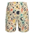 thumbnail image 6 of Kdxio Rockets Pattern Mens Casual Shorts - Drawstring Summer Beach Sports Shorts for Men, 6 of 9