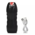 thumbnail image 2 of TLUDA Mens Mastubation Stroker Sex Toys Automatic Male Masturbator Sex Toys with Suction ,Black Small, 2 of 9