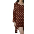 thumbnail image 4 of Moomaya Robes Décontractées Femmes Rayonne Robe Mini à Manches Longues pour Femmes, 4 of 4