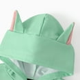 thumbnail image 4 of Disney Star Wars Baby Hoodie Romper with 3D Ears Grogu Yoda Graphic Jumpsuits Bodysuits Shower Gifts Newborn Infant, 4 of 9