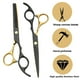 thumbnail image 2 of Kit de tijeras para cortar el cabello, juego de tijeras de peluquero profesional con tijeras para el cabello Tijeras para adelgazar Ormromra CPB-US-DYP1638, 2 of 5