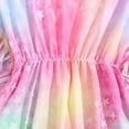 thumbnail image 5 of NAISIBABY Girls Swimsuit Cover Up Size 6, Sun Protection Summer Beach Ruffles Prints Sports Smock Bathing Suit (4-7T), 5 of 6