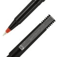 thumbnail image 6 of Roller Ball Pen, Stick, Micro 0.5 Mm, Red Ink, Black Matte Barrel, Dozen | Bundle of 5 Dozen, 6 of 7