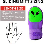 Baseball Sliding Mitt – Youth & Adult Sizes – Drippy Designs (Gingerbread, Ninja, Ice Cream, Alien, USA, Cyclops) – Left & Right Hands – Hand & Wrist Protection