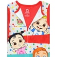 thumbnail image 2 of Cocomelon Characters Toddler Kids Soft Fleece Footed Pajama Sleeper, Size 2T, 2 of 7