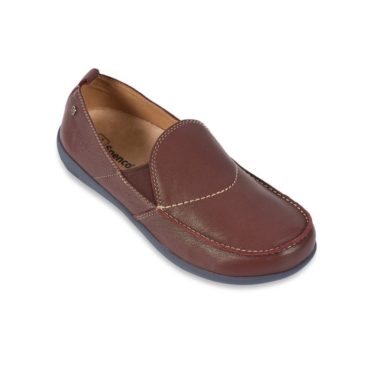 Spenco‎ Orthotic Men\'s 9 Leather Slip-On Siesta Total Support Brown Loafer Amazon.com | Spenco Men main image 4