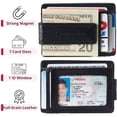 thumbnail image 3 of Alpine Swiss Mens RFID Safe Magnetic Money Clip Wallet Slim Front Pocket Wallet, 3 of 7