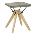 thumbnail image 2 of Safavieh Marcio Outdoor Modern Concrete Square Side Table - Dark Grey, 2 of 7