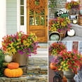 thumbnail image 4 of Outdoor artificial flowers, fake plastic spring mother flowers, outdoor porch windows, courtyard home decoration, colorful silk plants, 4 of 9