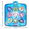 thumbnail image 3 of Beefunni Dance Mat, Snowy Princess Themed Play Mat Dance Game Toy Gift for 3-12 Year Old Girls (39.37"X33.85"), 3 of 7