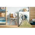 thumbnail image 2 of Ahgly Company Machine Washable Indoor Rectangle Abstract Brown Gold Area Rugs, 5' x 7', 2 of 7