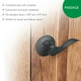 thumbnail image 6 of Design House Springdale Interior 2-Way Passage Door Lever, Matte Black, 6 of 17