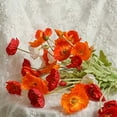 thumbnail image 6 of Travelwant 9Pcs/Set High Quaulity Fresh Artificial Mini Real Touch PU/Latex Corn Poppies Decorative Silk Fake Artificial Poppy Flowers for Wedding Holiday Bridal Bouquet Home Party Decor, 6 of 7