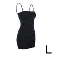 thumbnail image 1 of Vestido de verano sin mangas con cuello barco para mujer, vestido ajustado para club nocturno, negro, L tholdsy AP1098-19B, 1 of 7