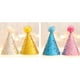 thumbnail image 3 of Sombrero de Papel con Lentejuelas para de Cumpleaños de Niños Forma Accesorio de cabellero de para Bebé Azul, 3 of 9