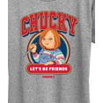 thumbnail image 3 of Chucky - Chucky Collegiate - Women's Short Sleeve Graphic T-Shirt, 3 of 5