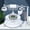 White, variant on Autrinix Retro Rotary Phone, Classic Desk Telephone with Resin Body and Zinc Alloy Handset, Antique European Style Phone for Home & Office Use