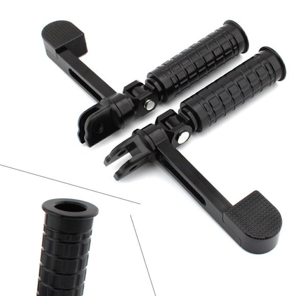 Foot Pegs Foot Rest Black for Harley Softtail FLFBS Fat Boy Breakout Fat Bob