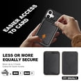 thumbnail image 6 of For iPhone 17 Wallet Case Magnetic Card Holder, Compatible with Magsafe, RFID Blocking 2 in 1 Detachable Kickstand Back Flip Vintage Leather Shockproof Case for Women Men,Black, 6 of 11