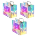 thumbnail image 1 of Bolsas de regalo VUOJUR holográficas grandes 32,5 x 29,5 x 14,5 cm, 3 unidades, 1 of 6