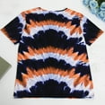 thumbnail image 7 of Women's Casual Tie Dye Heart Graphic T Shirt Short Sleeve Crewneck Tee Tops, 7 of 7