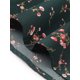 thumbnail image 5 of Vestido Casual de Verano Floral con Volantes y Escote en V de Manga Corta Allegra K para Mujer XL Verde Oscuro, 5 of 6