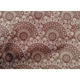 thumbnail image 4 of oneOone Cotton Cambric Brown Fabric Semi Mandala Floral Diy Clothing Quilting Fabric Print Fabric By Yard 56 Inch Wide, 4 of 4