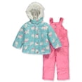 thumbnail image 1 of Carters Girls Llama 2-Piece Snowsuit (Aqua 5/6), 1 of 2