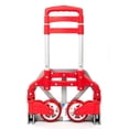 thumbnail image 5 of Alvantor Aluminum Folding Stair Climber Hand Truck with Bungee Cord, 165 lb Capacity, Red, 5 of 10