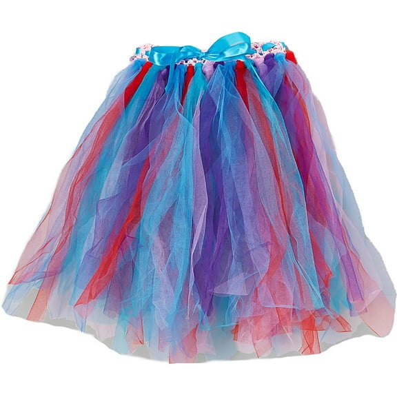 Wenchoice Girl's Rainbow Tutu - S(1T-2T)