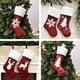 thumbnail image 4 of Christmas Red Hemp Moose embroidered Socks 46cm, 4 of 7