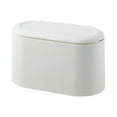 thumbnail image 2 of Mini Trash Can with Lid 8.7x4.3x5.1in Removable Plastic Countertop Waste Bin Small Covered Design for Bathroom Office Kitchen Desk Coffee Table, 2 of 5