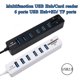 thumbnail image 5 of Hub USB de 6 puertos USB 2,0, divisor de concentrador de datos, extensión USB, almacenamiento, lectores de tarjetas Memery para PC y portátiles, 5 of 5