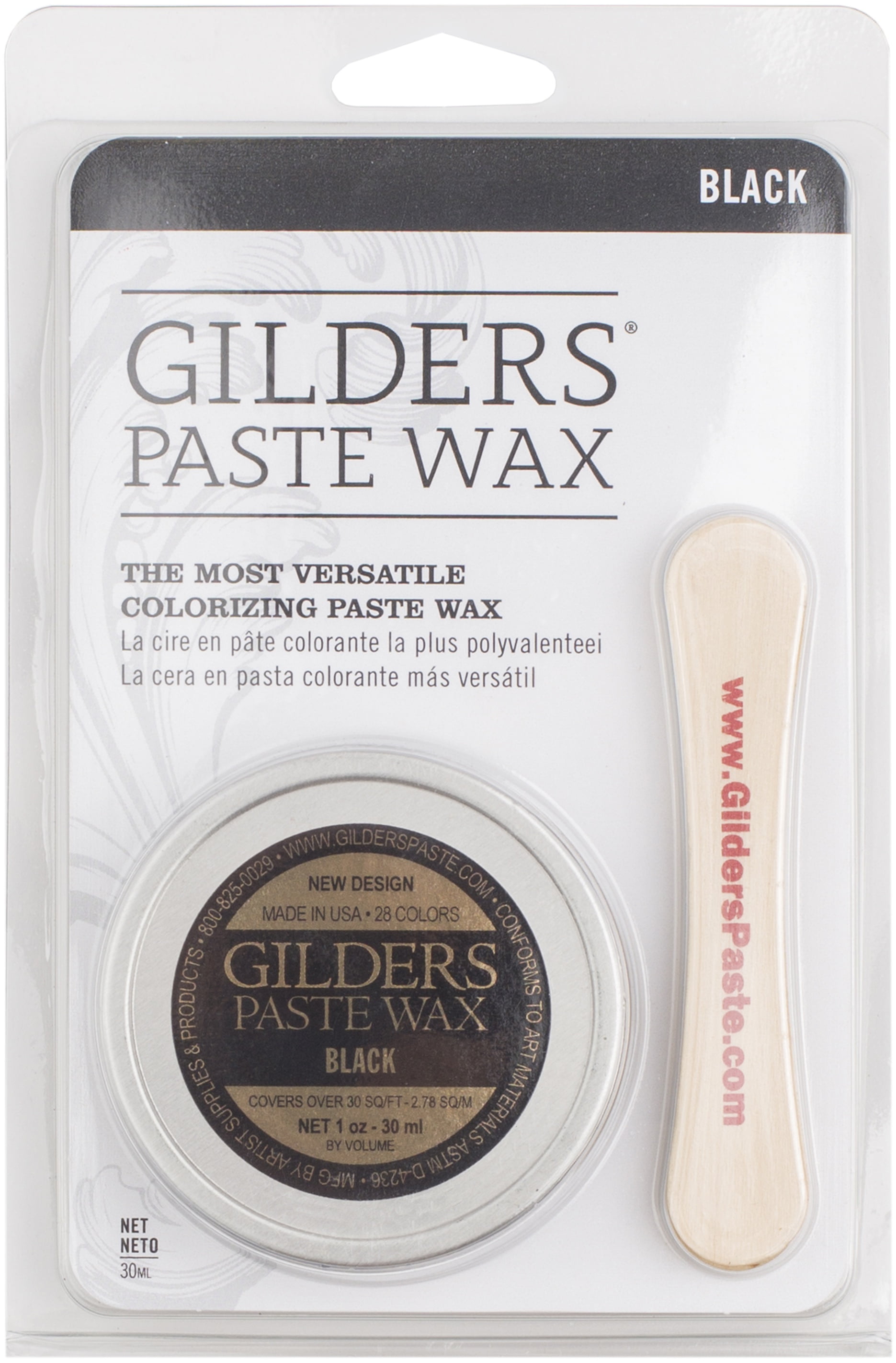 Baroque Art Gilders Paste 1oz-Black