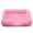 Pink, variant on Square Dog Bed Plush Pet Bed Winter Thickened Pad House for Dogs Bed Cat Sofa for Flyffy Dogs Sleeping Bed Sofa Removable Mat