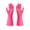 🔥 Hot Pink_New, variant on Dianli Rubber Cleaning Gloves Large Size Extra Thick Household Dishwashing Glove for Kitchen Cleaning Oil Resistant Non Slip Ergonomic Fit Durable Reusable Multipurpose 1 Pair