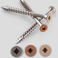 Price Point Deck - Simpson Strong-Tie S10250DJG Deck Screw, #10 Thread, Coarse, #2 Drive, Type 17 Point