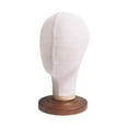 thumbnail image 1 of Canvas Mannequin Head Display Hair Hats Hairpieces Multipurpose Styling Display, 1 of 9